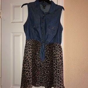 rue21, Leopard Striped Dress, size XL